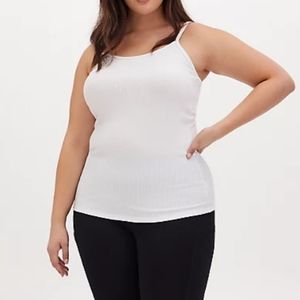 TORRID WHITE CAMI TOP!